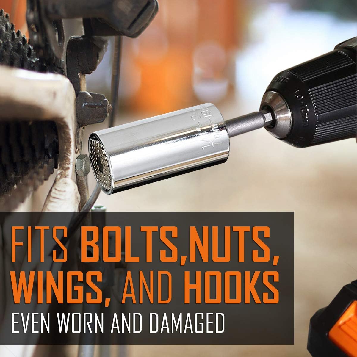 BIIB Gifts for Men, Valentines Gifts for Him, Gadgets for Universal Socket Wrench, Mens Gifts for Dad Gifts for Men Who Have Everything, Birthday Presents for Him, Hand Tools - Image 6