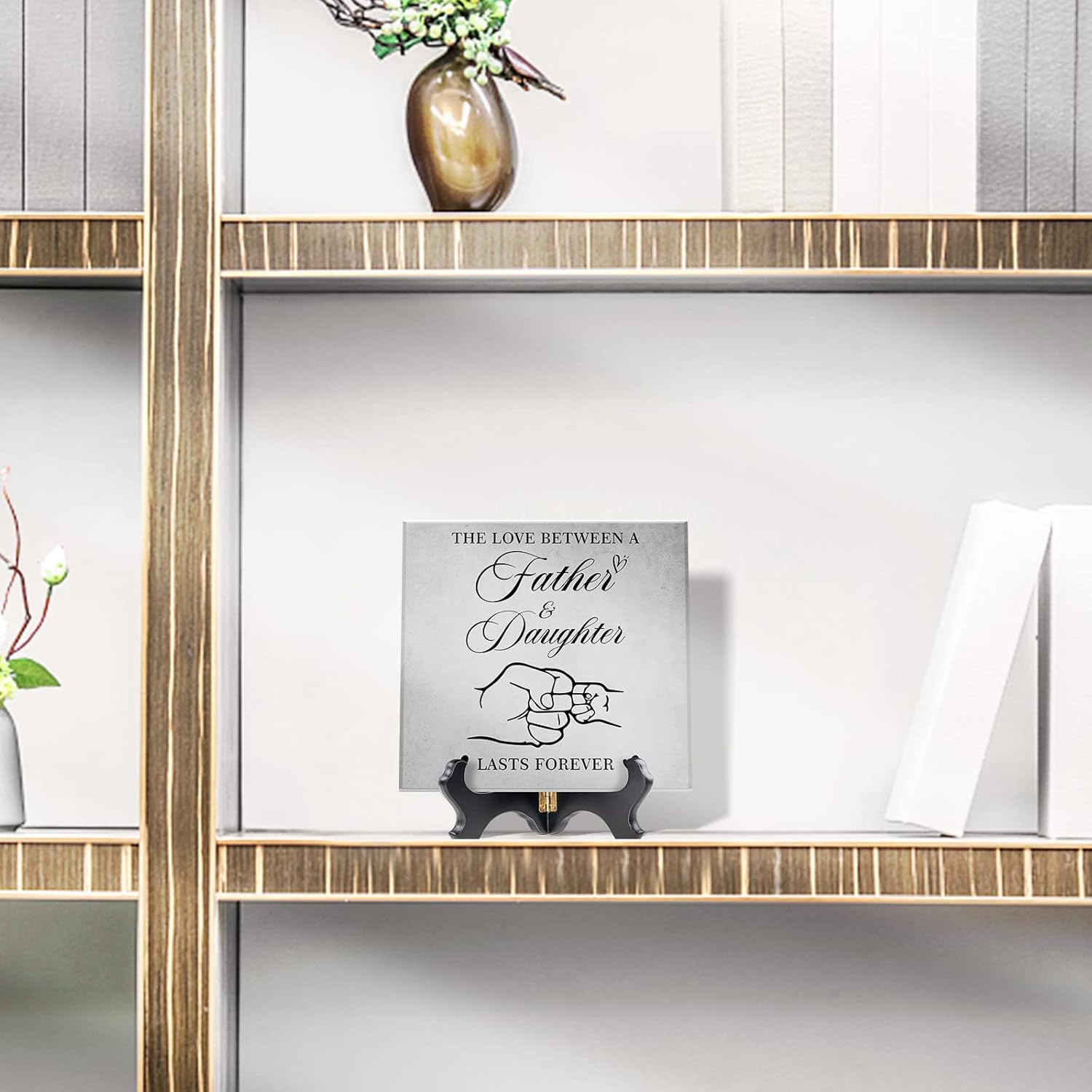 Gifts for Dad - Acrylic Plaque Stand, Dad Birthday Gift from Daughter, Retirement, Thanksgiving Gifts Presents for Daddy, New Dad, Stepdad, Father in Law, Grandpa, Men - Image 4