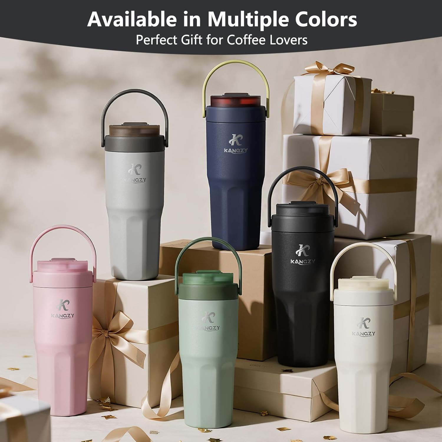 Coffee Cup Travel Mug 600ml – Stainless Steel Insulated Water Bottle, 2-in-1 Lid, Vacuum Thermal Cup, Leak-Proof Design, Keeps Drinks Hot 8H+ / Cold 24H – Work, Travel & Car (Jet Black) - Image 8