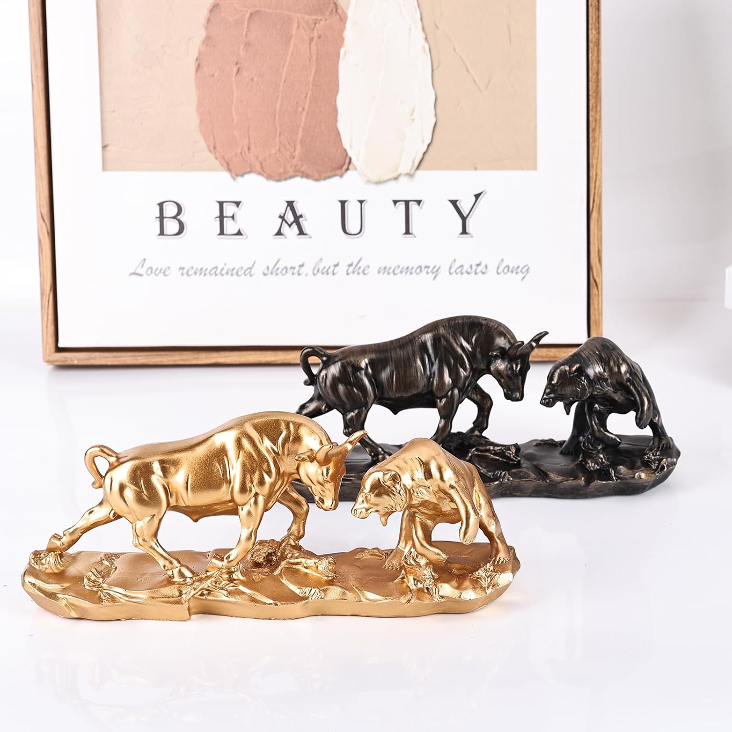 Bull Statue - Wall Street Charging Bull Decor for Finance Office, Stock Market Gifts & Forex Accessories - Image 7