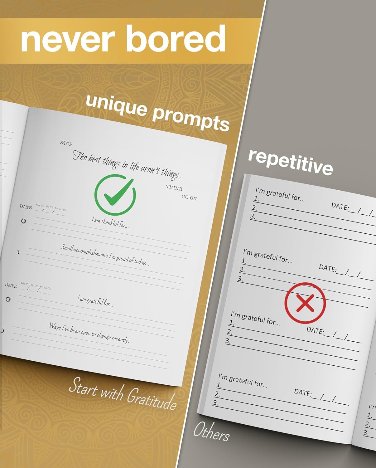 Start With Gratitude: Daily Gratitude Journal | Positivity Diary for a Happier You in Just 5 Minutes a Day - Image 3