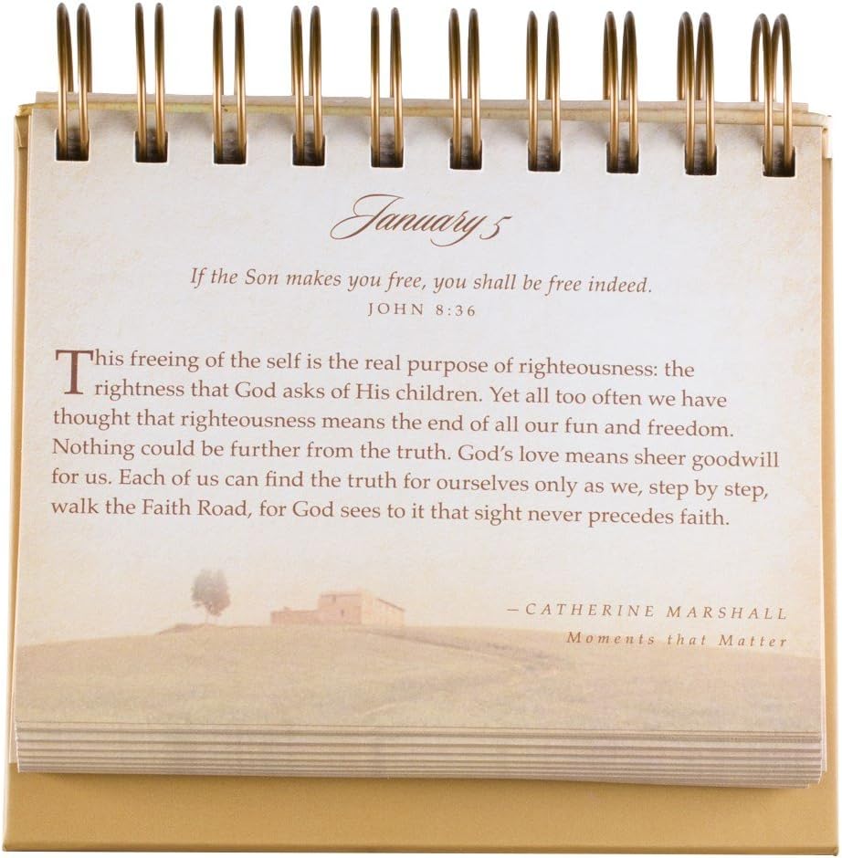 God's Promises Day by Day: 365 Inspiring Thoughts - Perpetual Calendar DayBrightener from DaySpring - Image 3