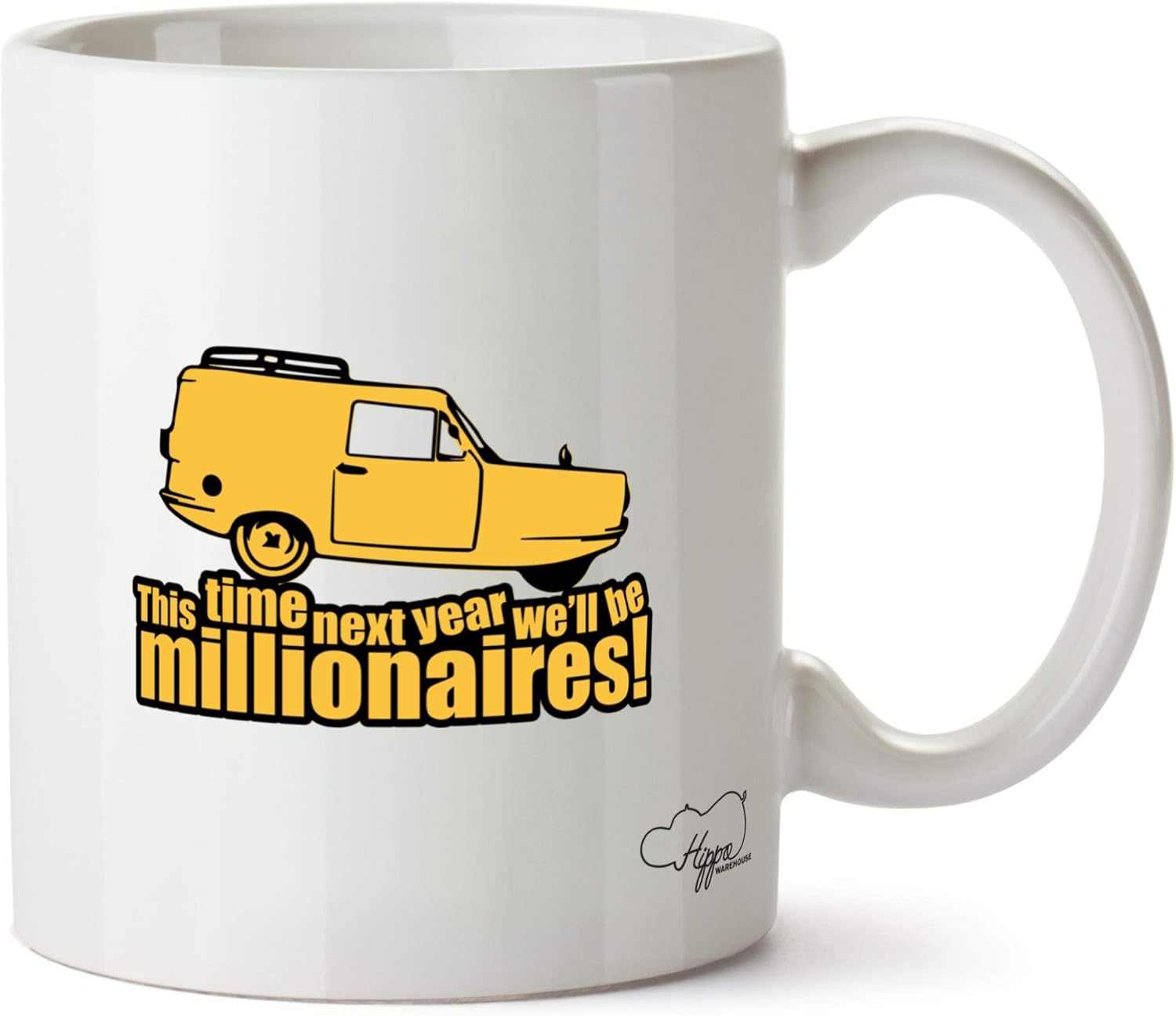 Hippowarehouse This time Next Year We'll be Millionaires! Printed Mug Cup Ceramic 10oz