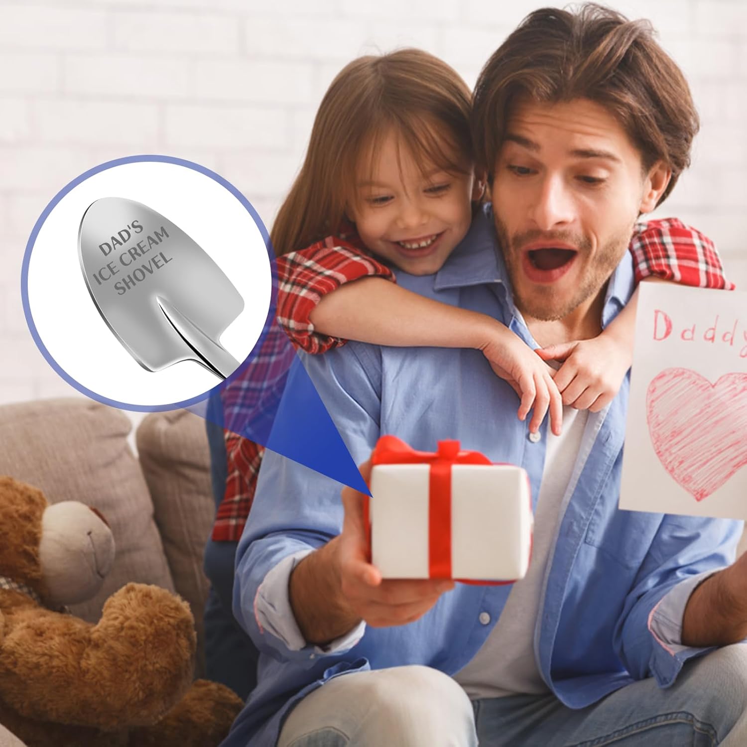 Gifts for Dad Grandpa,Ice Cream Spoon Shovel,Dad Birthday Gifts for Grandpa Men,Fathers Day Presents for Men Husband on Fathers Day Christmas - Image 6
