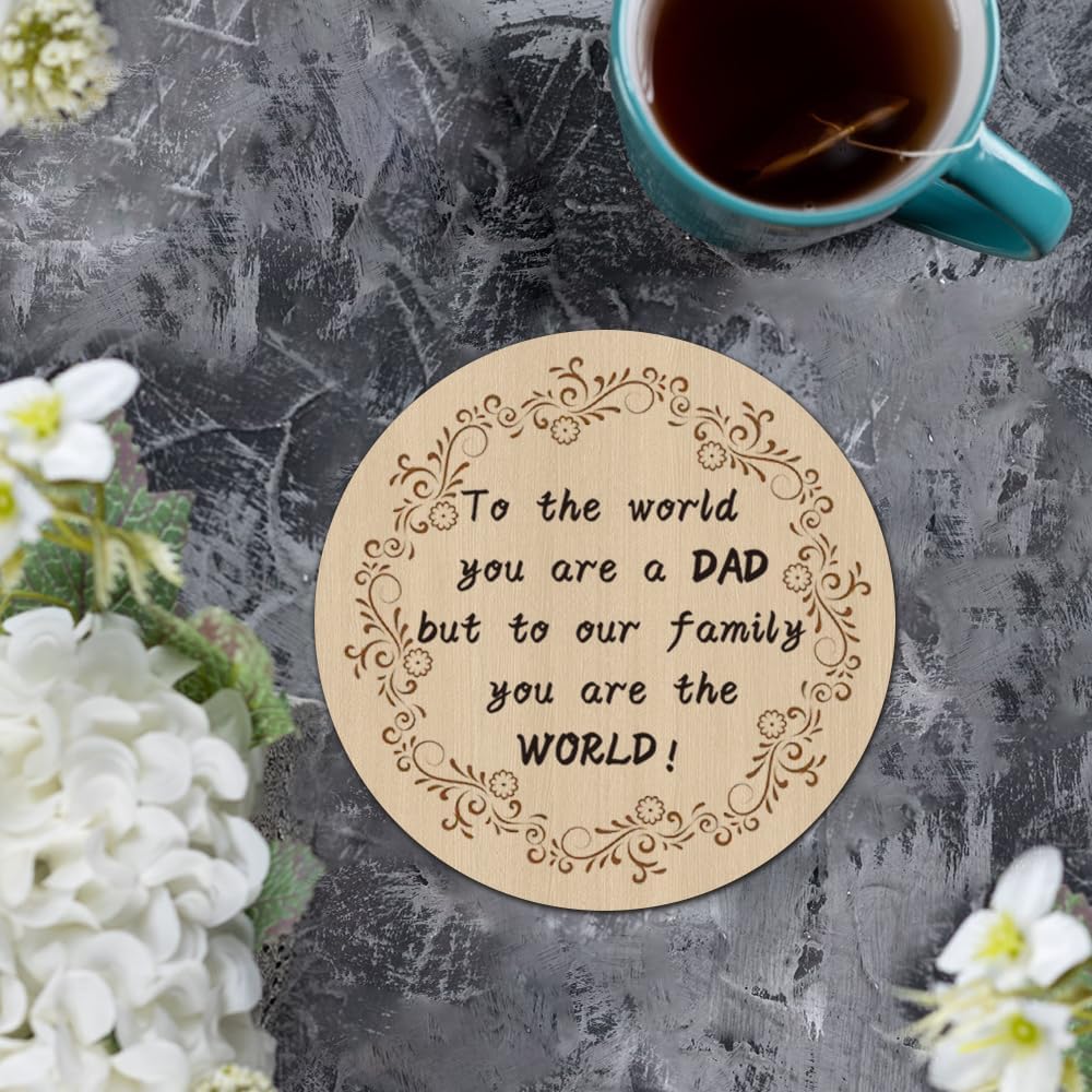 For Dad Gifts,Dad Birthday Gifts,Gifts For Dad,Presents For Dad,Dad Gifts From Daughter,Best Dad Gifts,Gifts Ideas For Dad,Coaster Gift,Fathers Day Presents - Image 3