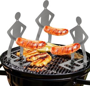 3Pcs BBQ Sausage Holder, Stainless ...