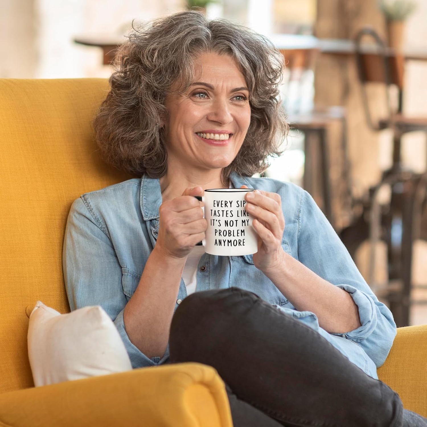 Retirement Gifts for Women Men, Funny Retirement Mug Gift Ideas for Women Friend, Mum, Dad, Colleagues, Boss, Teachers, Not My Problem Anymore Decorations, Goodbye Farewell Leaving Gifts - Image 4