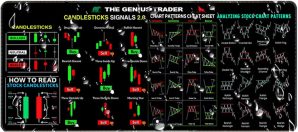 Stock Chart Desk Mat, Large Creativ...