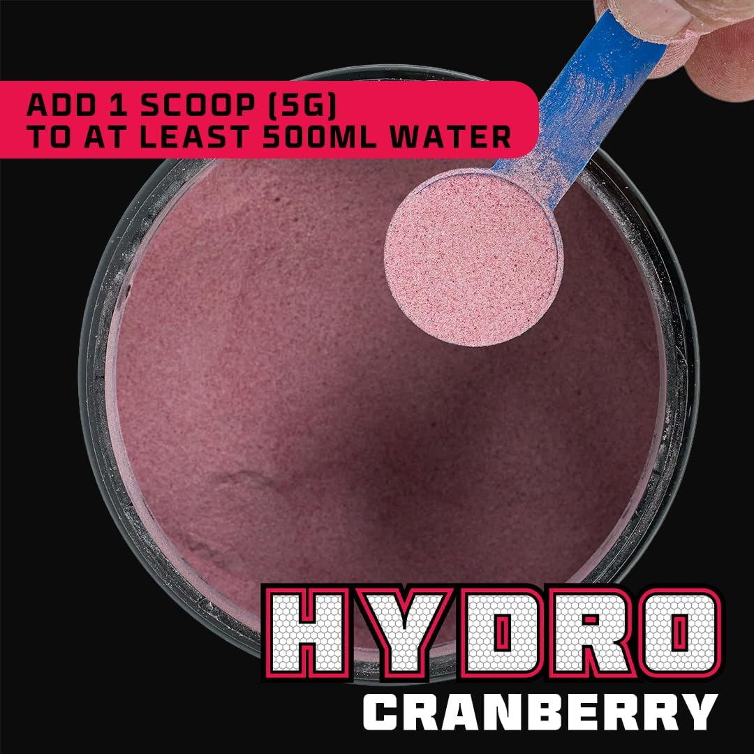 Beast Electrolytes Powder - 60 Servings Keto Hydration Drinks with Potassium Supplement - 360g, Cranberry - Image 2