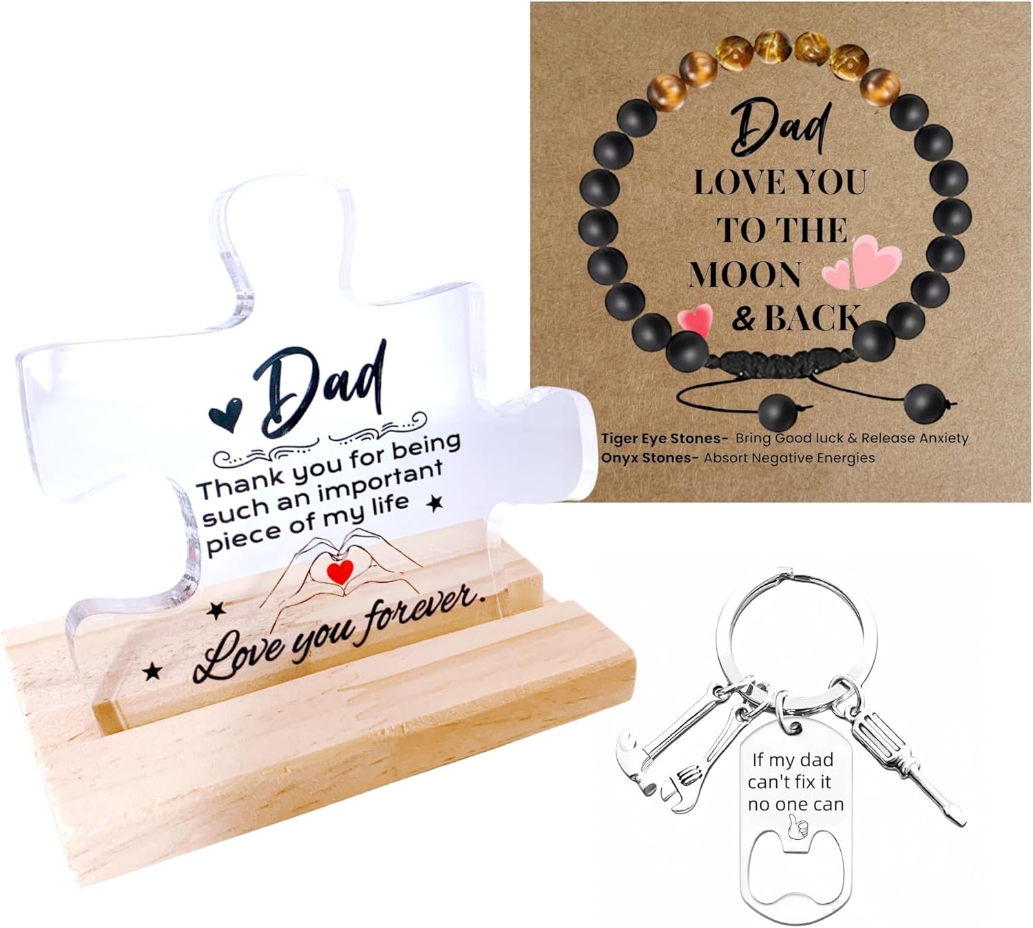 Dad Birthday Gifts, Gifts for Dad, Acrylic Plaque Desk Sign,Fathers Day Gift from Daughter