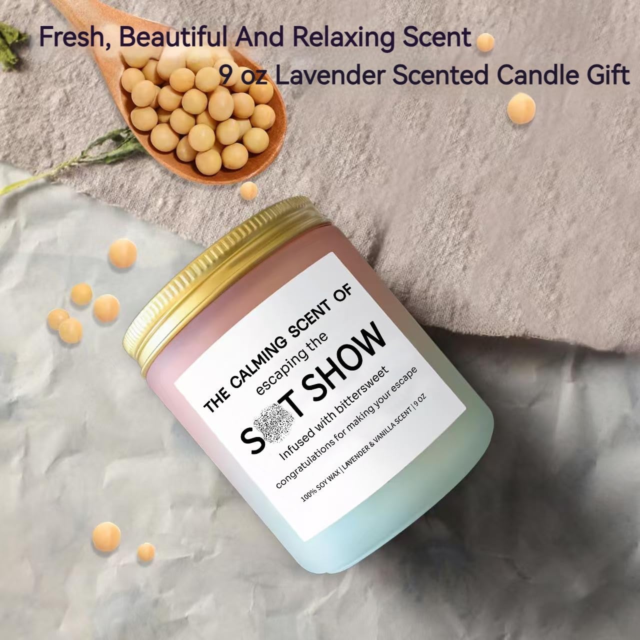 Sarcastic Candles, Going Away, Goodbye, Farewell Gifts for Coworkers - Retirement, Coworker Leaving Gifts for Colleagues Women, Men - Leaving Job, Moving Away Presents for Friends, Boss, Work Bestie - Image 5