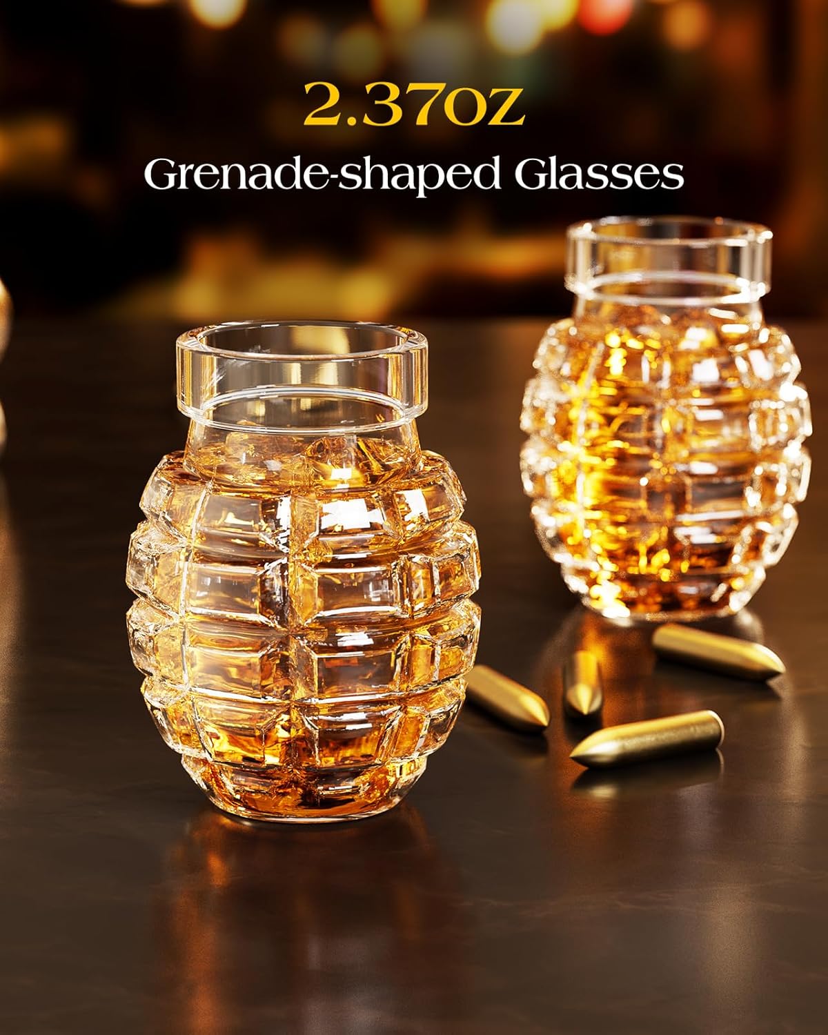 Gifts for Men Dad, Whiskey Decanter Set with 2 Glasses, Unique Gift for Fathers, Husband, Boyfriend, Brother, Anniversary Christmas Birthday Gift Ideas, Cool Drinking Accessories for Home Bar - Image 4