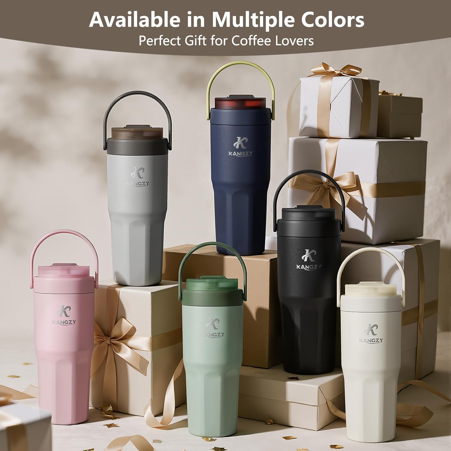 Coffee Cup Travel Mug 600ml – Stainless Steel Insulated Water Bottle, 2-in-1 Lid, Vacuum Thermal Cup, Leak-Proof Design, Keeps Drinks Hot 8H+ / Cold 24H – Work, Travel & Car (Titanium Grey) - Image 8