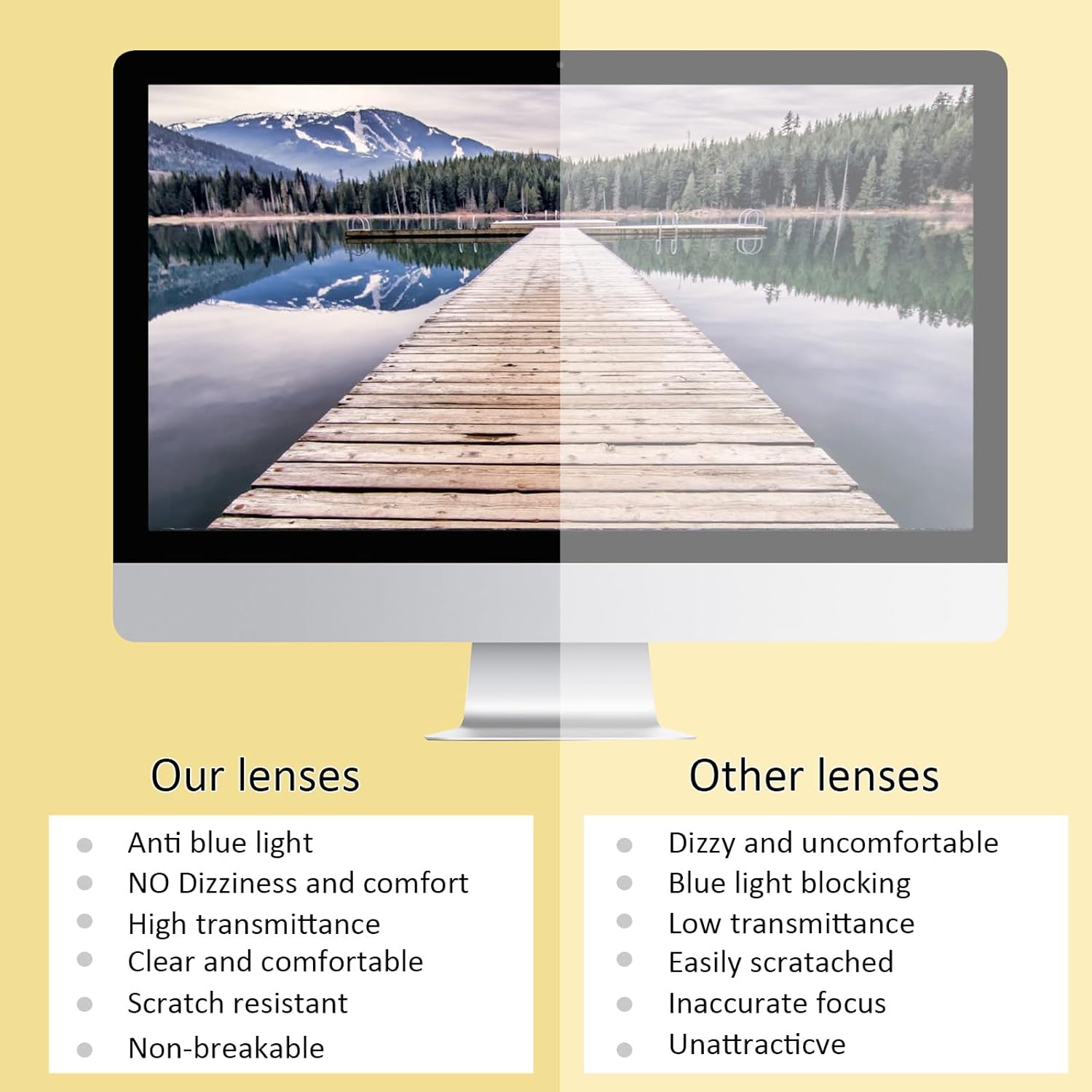 Kerecsen 6 Pack Reading Glasses for Women and Men Blue Light Blocking, Spring Hinge Lightweight Anti Glare Computer Readers - Image 4