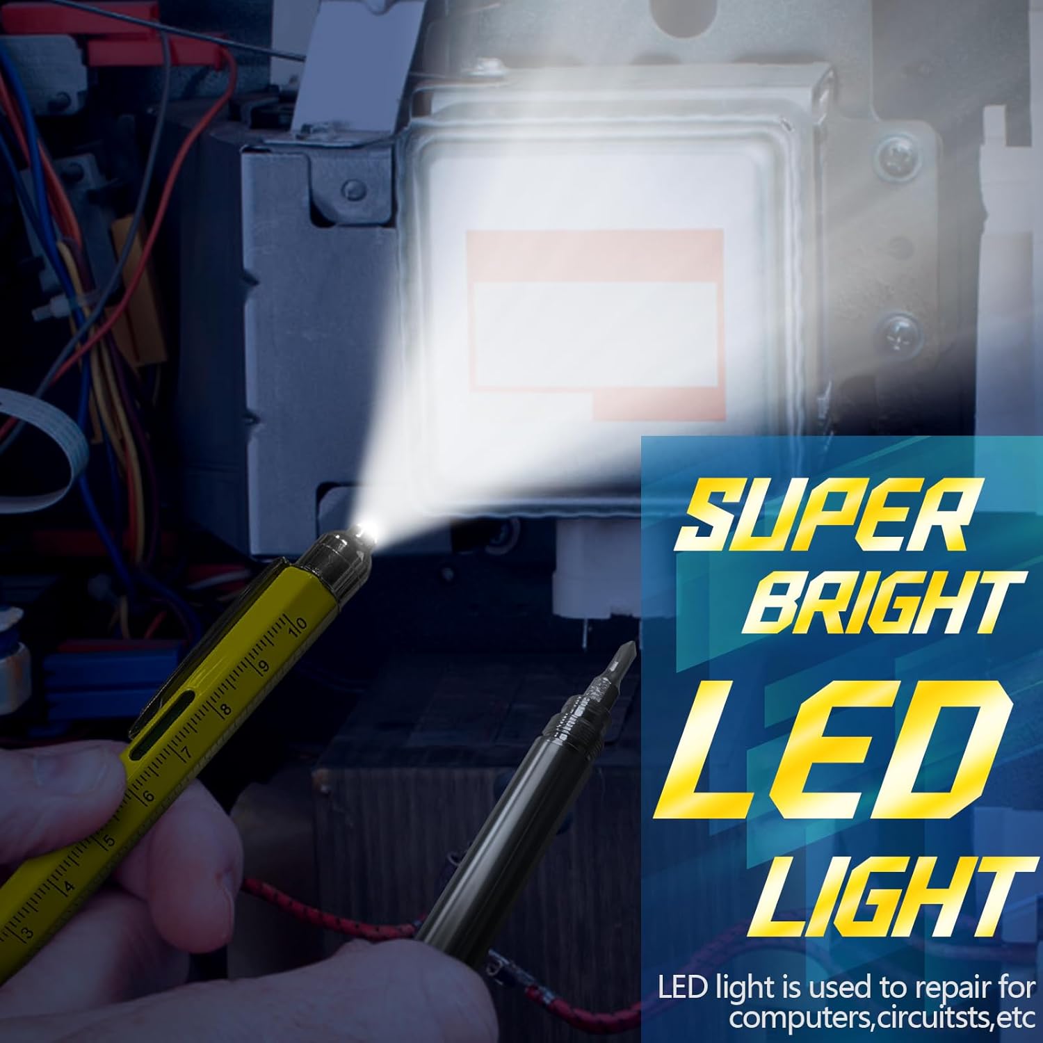 Gifts for Men, Valentines Gifts for Him, 9 in 1 Multi Tool Pen, Birthday Gift Gadgets for Men/Dad, Father's Day Gift - Image 6