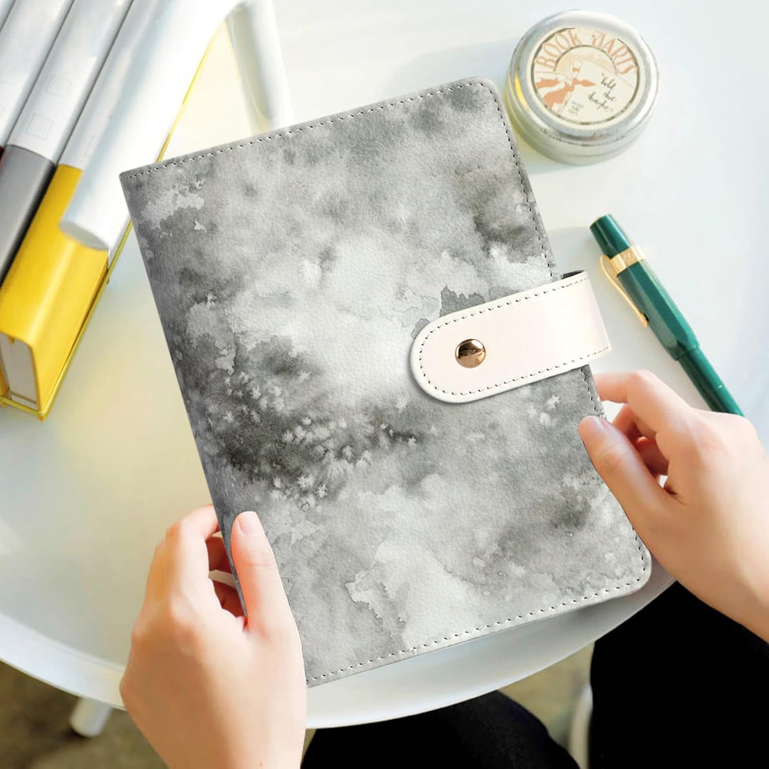 Savings Folder | A6 Saving Cassette Finance Book, Notebook Financial Planner with Zip Compartment for Notes Receipts Organisation Budget Planning - Image 7