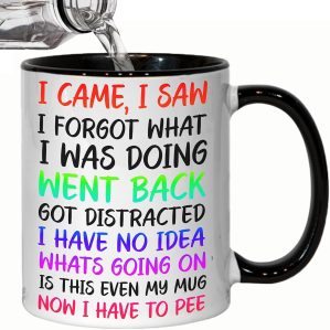 I Came I Saw I Forgot Funny Mugs fo...
