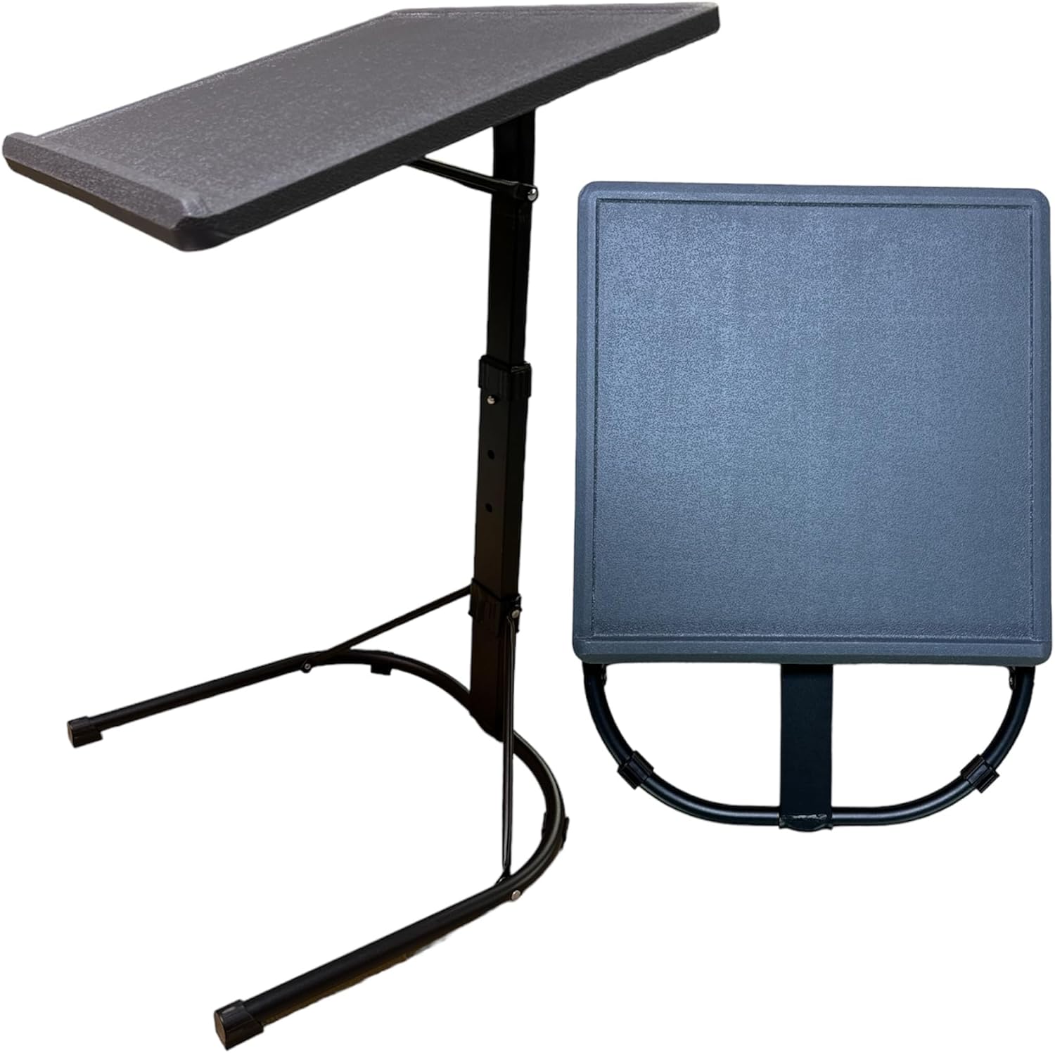 Folding Laptop Table | Adjustable Height & Tilt | Portable Desk for Bed, Sofa, Couch | Multi-Functional Laptop Stand | Ergonomic TV Tray, Standing Desk, Work from Home Table (Dark Grey) - Image 3