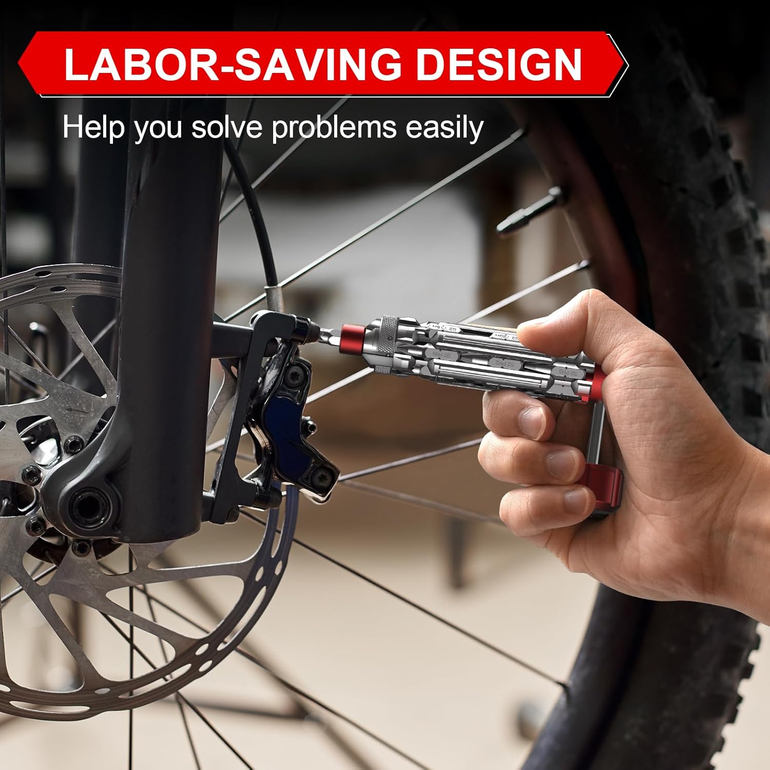 JOREST 19 in 1 EDC Multibit Screwdriver, Unique Gifts for Men, Cool Tool Gadgets Gifts for Handyman, Mens Funny Gifts for Dad Birthday - Image 4