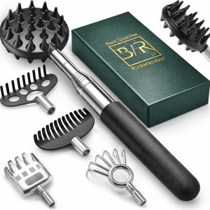 Telescoping Back Scratcher with 5Pc...