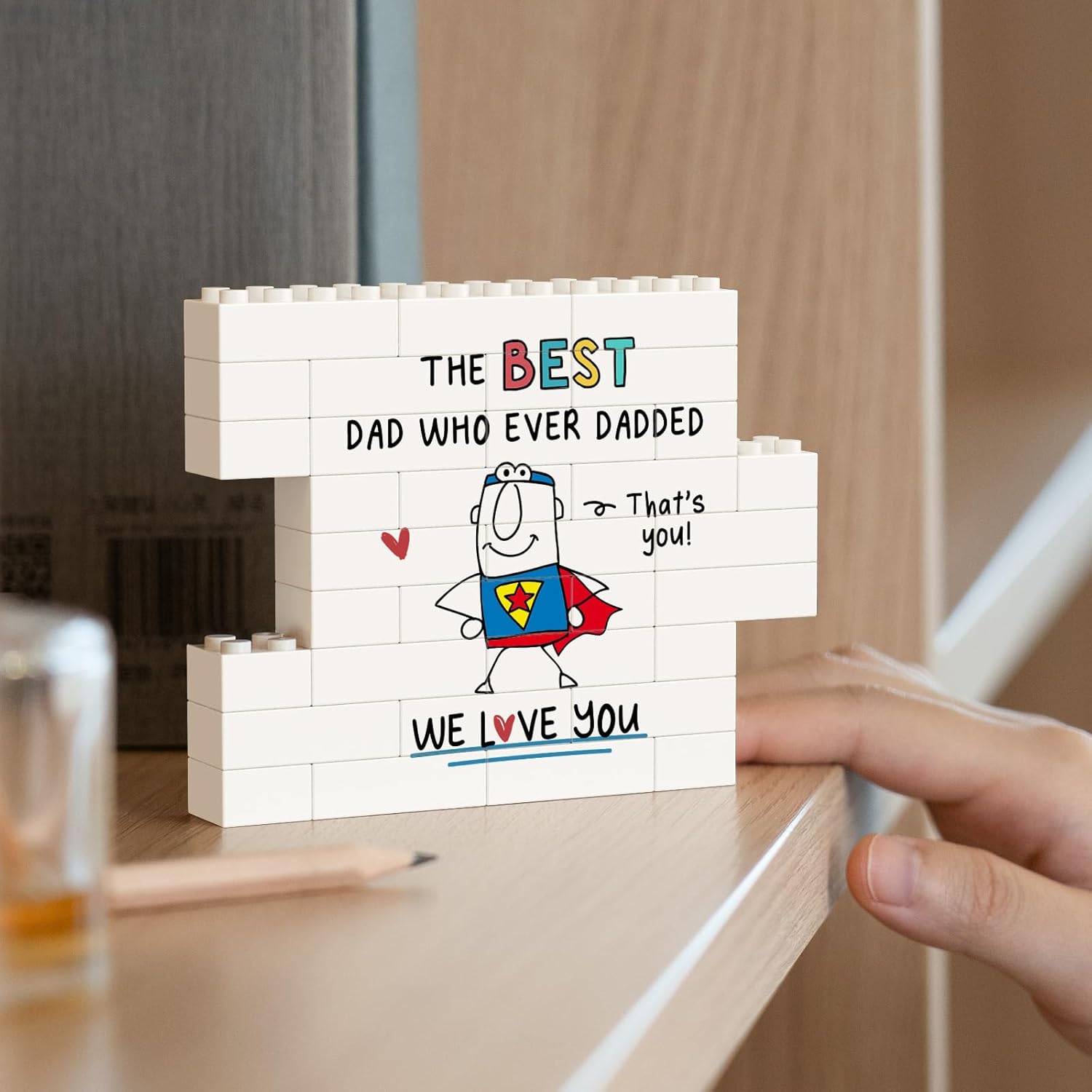 Dad Birthday Gifts - Daddy Plaque, Funny Dad Gifts for Dads Birthday Valentines Father Day Christmas, Ideas, Unique Daddy Card for Papa - Image 6