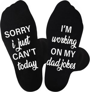 Jeasona Funny Socks Men 9-11 Black ...