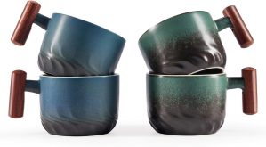 170ml Ceramic Espresso Cups Set of ...