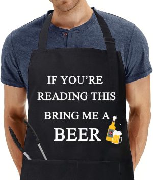 Personalised Apron Set Gift For Men...