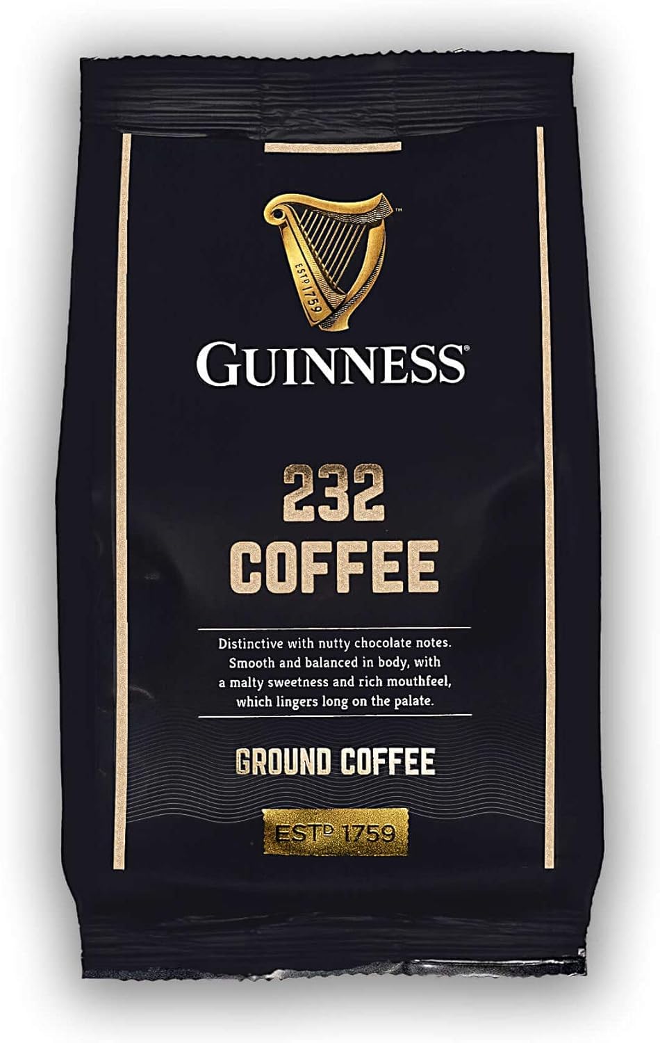 Exclusive, Limited Edition Guinness Coffee '232' Brew - Roasted Filter/Ground 227g by Tiki Tonga Coffee Roasters. Roasted in The United Kingdom (227g Ground/Filter)