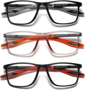 Hubeye TR90 Sports Reading Glasses ...