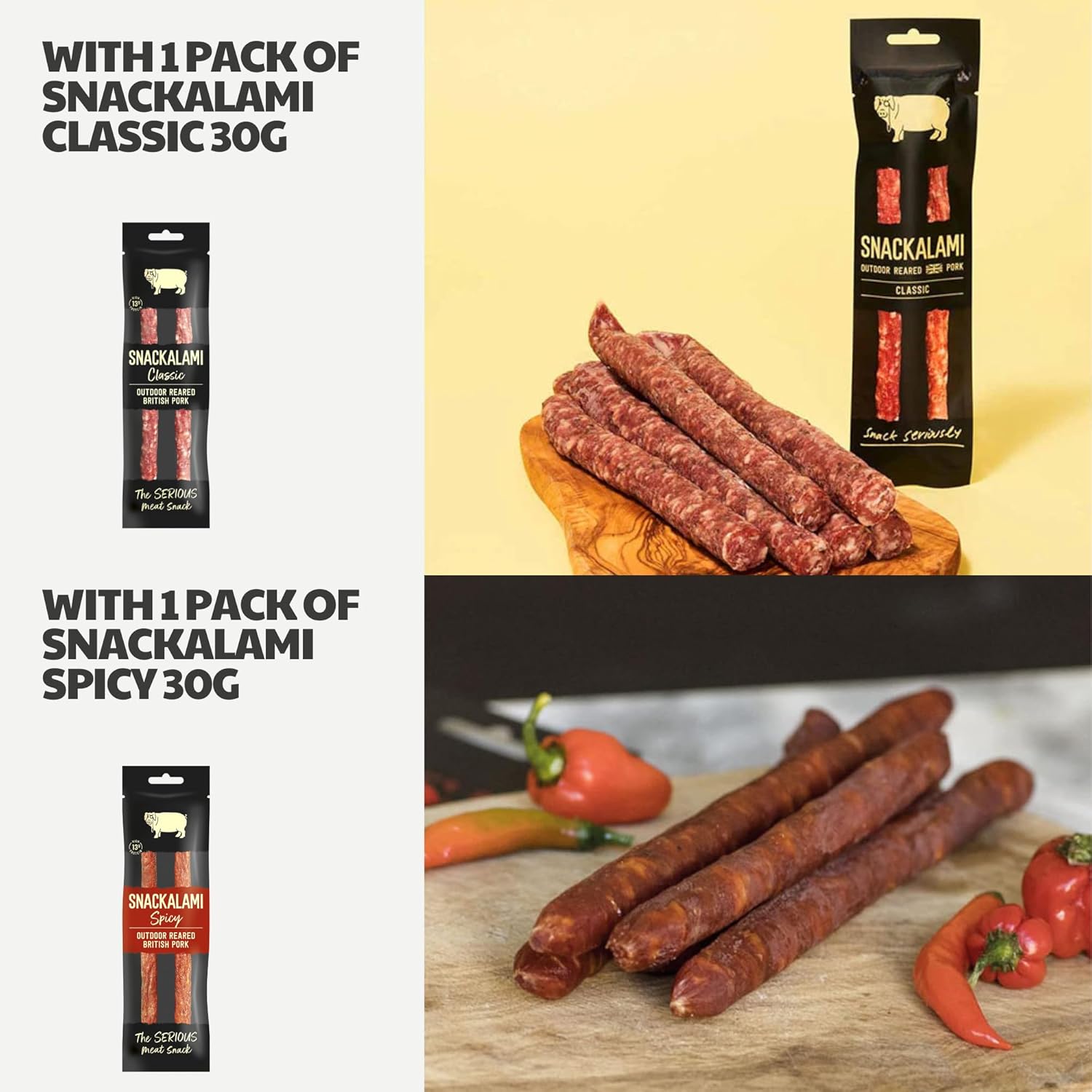 Savoury Snacks Hamper Gift Set with Pork Crackling, Beef Jerky, Cheese Bites, Salami & Pickles – Pub Treats Box & Snack Gifts for Her, Ideal Dad Treat Box or Fathers Day Present for Him - Image 5