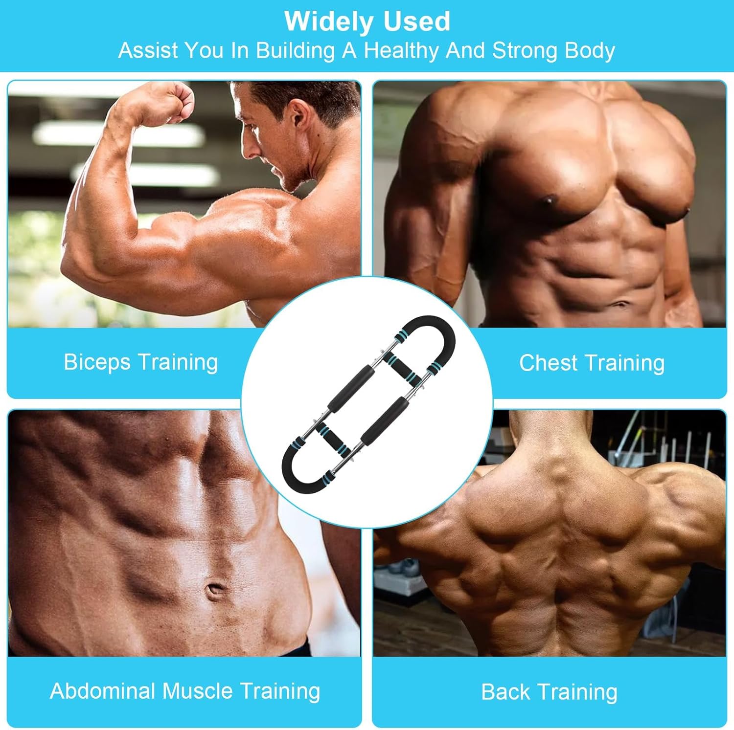 Twister Arm Trainer Adjustable Chest Workout Equipment Men, Shaker Twister Arm Trainer Chest Exerciser for Men at Home Workout Equipment Fitness Equipment Strength Training Equipment - Image 7