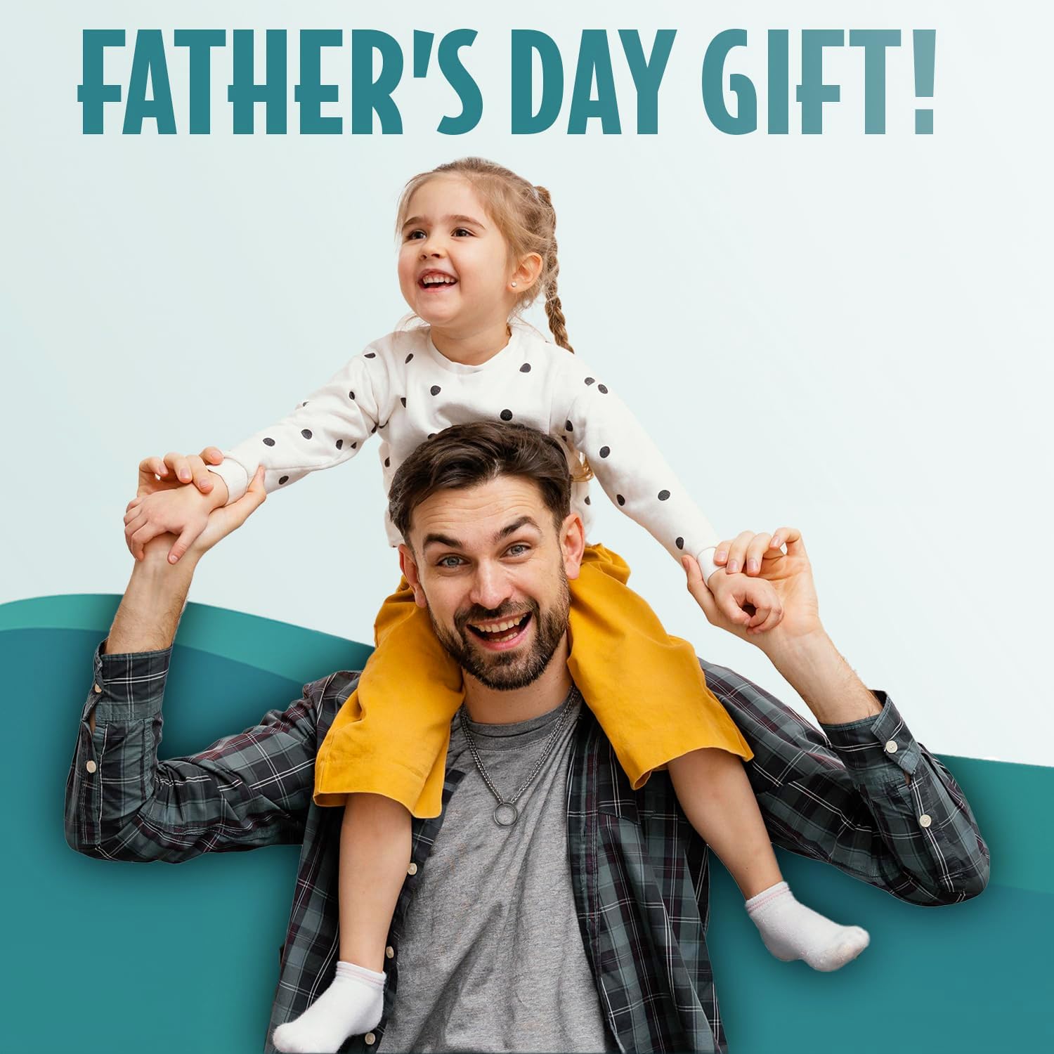 Sentimental Gifts For Dad Ring Engraved Stainless Steel with Necklace Chain | Christmas Presents for Dad Gifts from Daughter or Son | Christmas Presents for Dads Daddy Gift for Fathers Day - Image 3