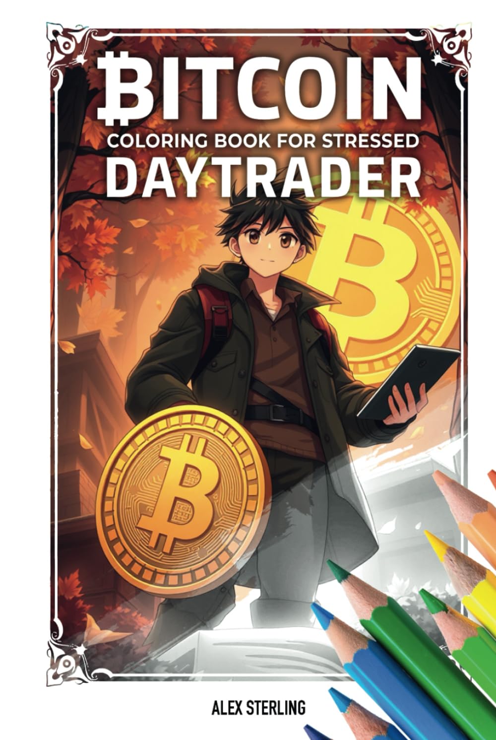 Bitcoin Coloring Book for Stressed Day Traders – Volume 1: Creative Adult Coloring Book: Bitcoin Book to Color | The Perfect Gift for Crypto Fans and Traders