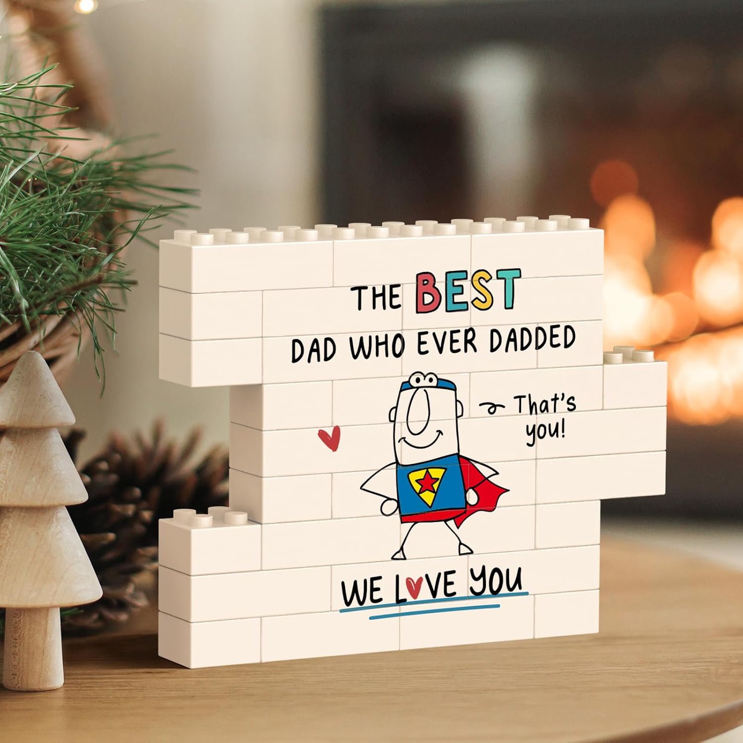 Dad Birthday Gifts - Daddy Plaque, Funny Dad Gifts for Dads Birthday Valentines Father Day Christmas, Ideas, Unique Daddy Card for Papa - Image 7