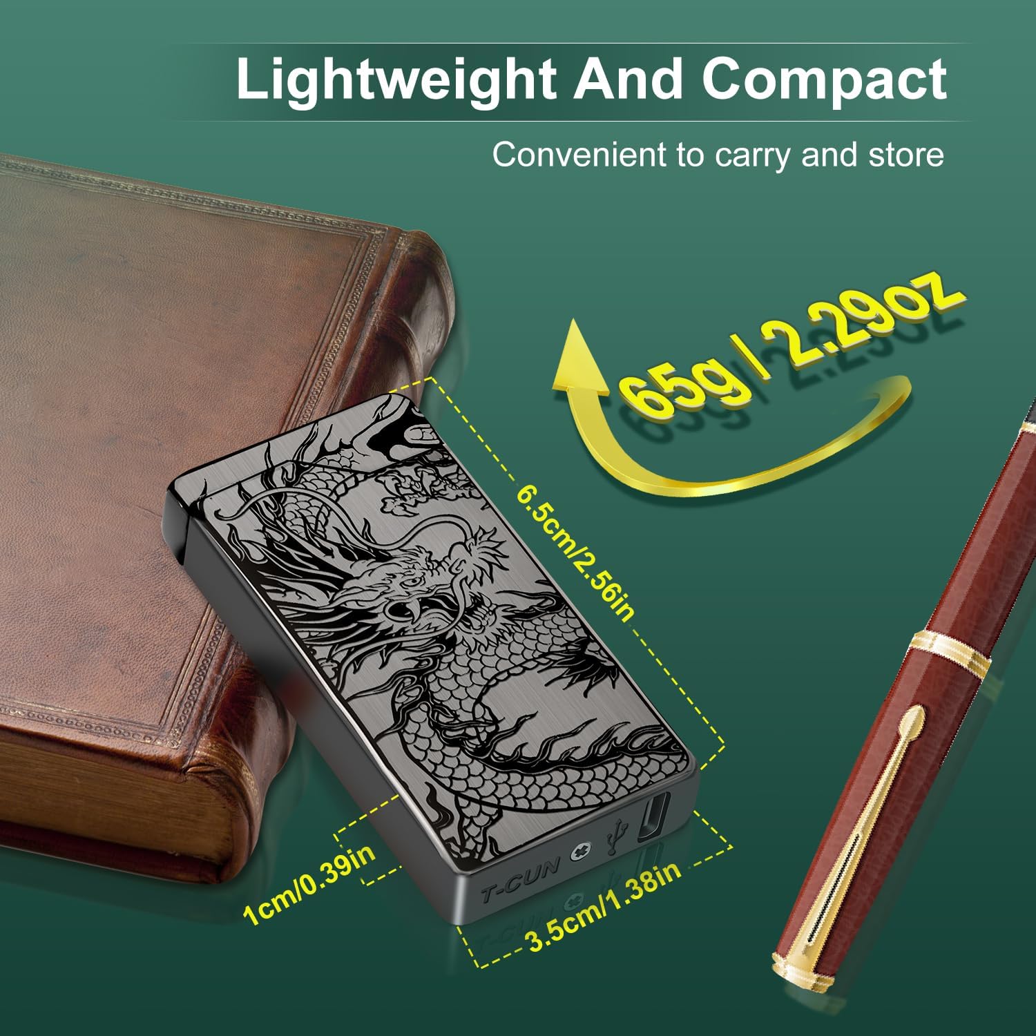 Valentines Gifts for Him Boyfriend Men: Electric Arc Plasma Dragon Lighter, Portable Rechargeable USB C Lighter Windproof and Flameless for Outdoor Camping Hiking, Cool Gadgets for Men - Image 8