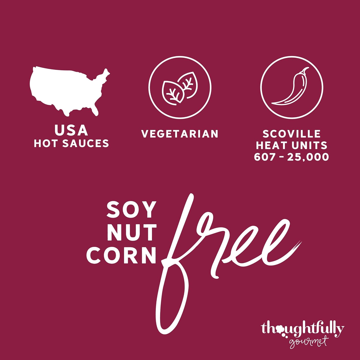 Thoughtfully Gourmet, Hot Sauce Challenge Gift Set, Includes Spicy Hot Sauces for a Hot Sauce Challenge, Pack of 10 - Image 4