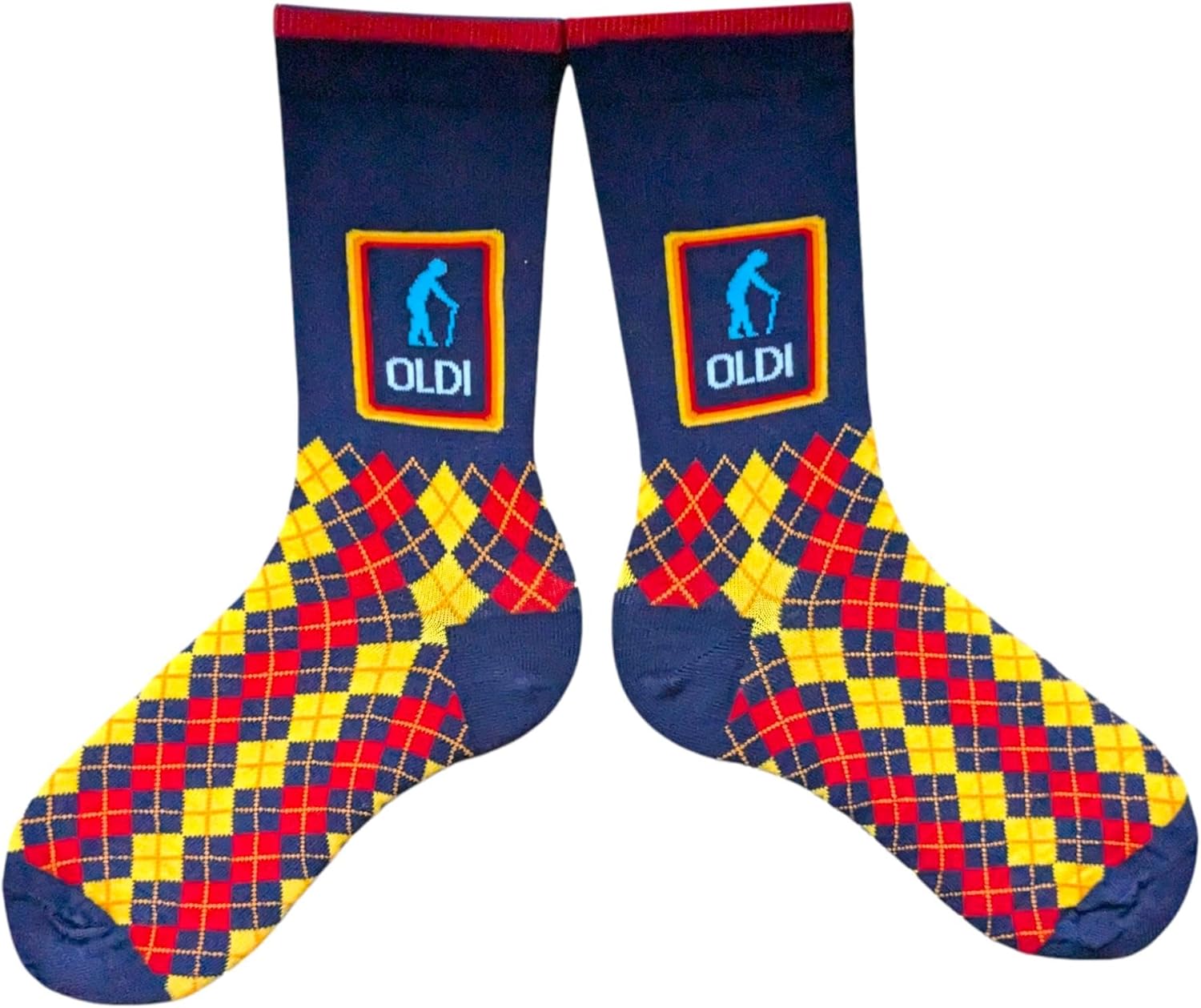 OLDI Funny Joke Socks for Men (UK 6–11) - Novelty Gift for Dad, Grandad, Uncle or Friend - Birthday 40th 50th 60th 70th, Retirement, Secret Santa, Stocking Filler, Father’s Day - Image 4