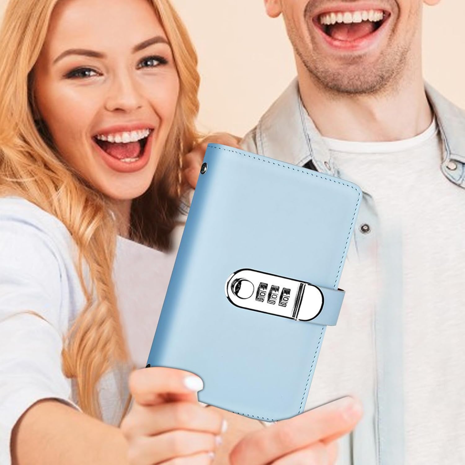 Saving Money Book - with Lock 100 Envelopes A6 Planner - Savings Binder Money Challenge Book | for Budget Financial Expense Kids Adults Home Apartment Dorm Office School Travel - Image 3