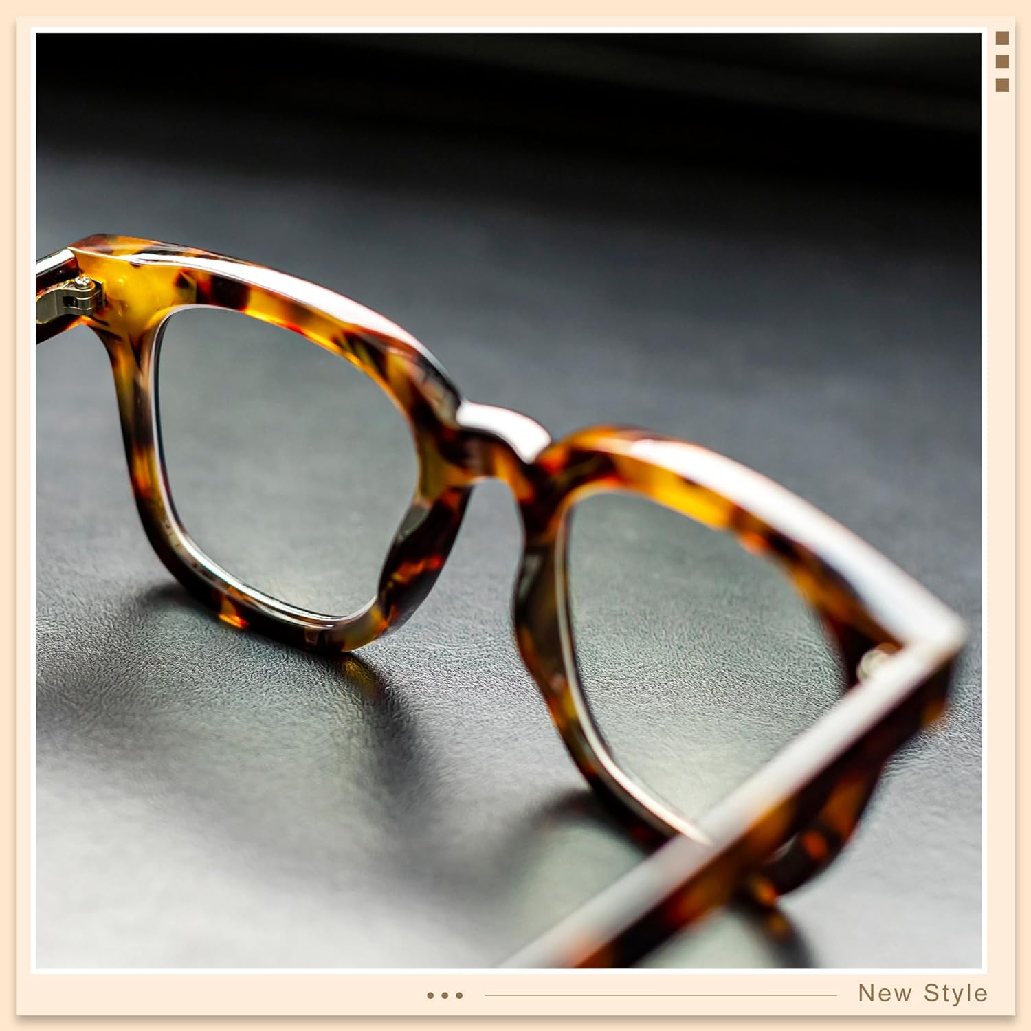 Madison Avenue Women Blue Light Glasses,Oversize Blue Light Glasses for Women, Anti Eyestrain & UV Protection Computer Eyeglasses (Tortoiseshell) - Image 7