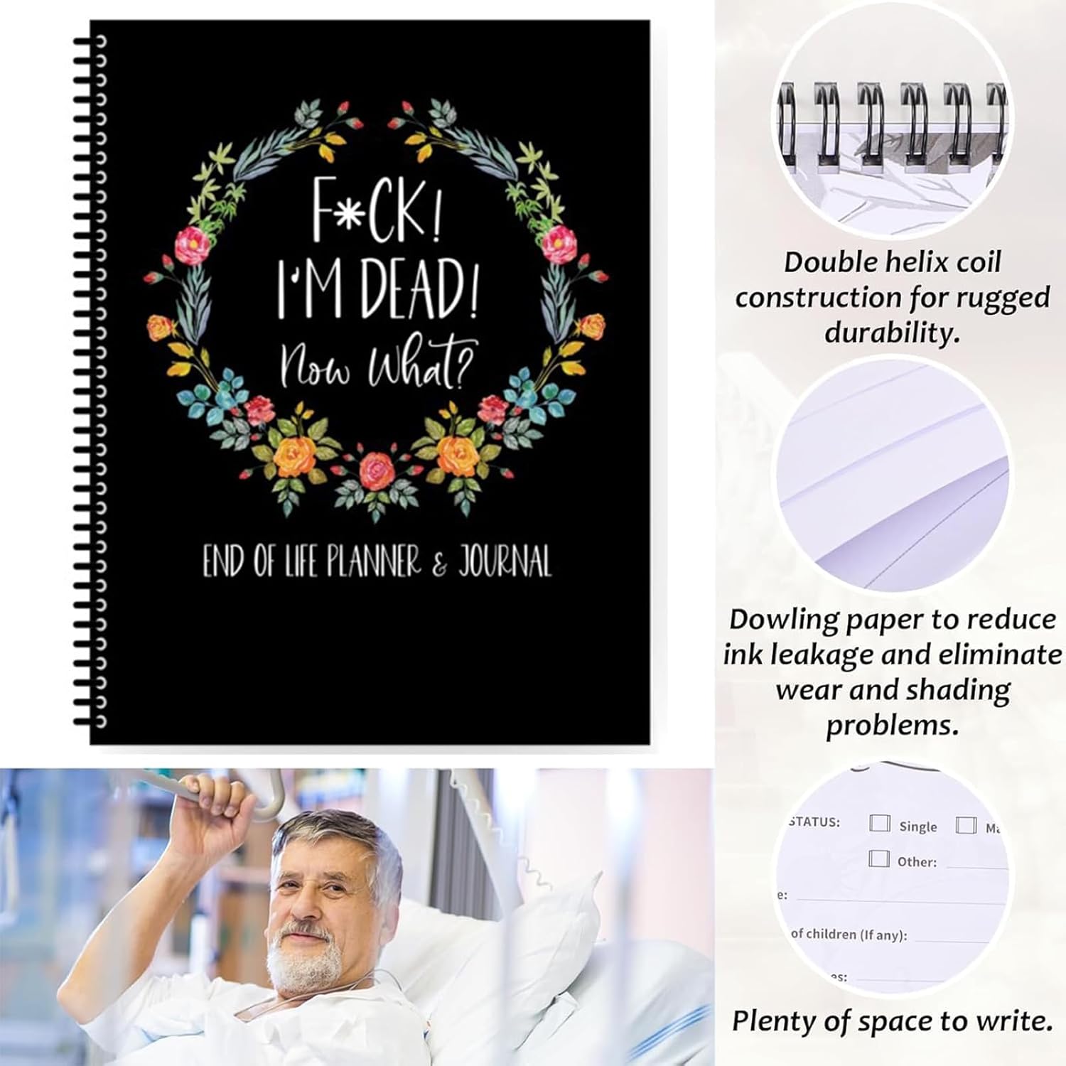 End of Life Planner UK, I'm Dead, Now What?, Final Wishes Organizer Notebook Guided End Of Life Arrangements Workbook, When I'm Gone Journal Organizer for Possessions Business Affairs Final Wishes - Image 5