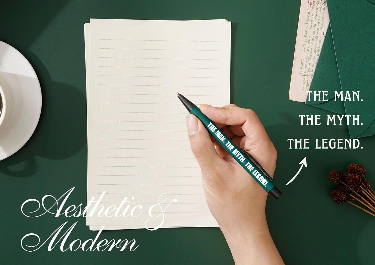 INNObeta Dad Gifts, Ballpoint Pen Set of 4, Gift Ideas for Father on Birthday, Christmas, Father's Day - Image 4