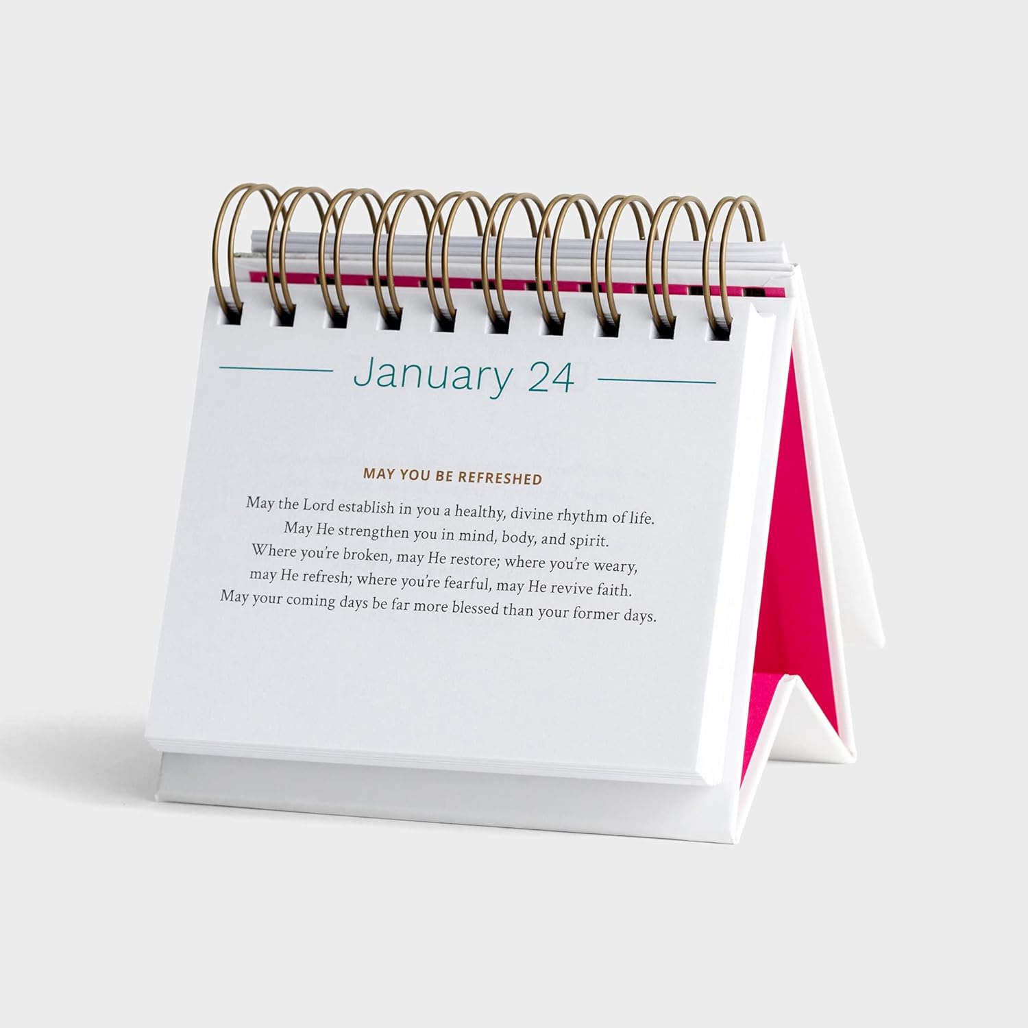 DaySpring Flip Calendar, Susie Larson, Blessing for Every Day, White, 49911 - Image 3