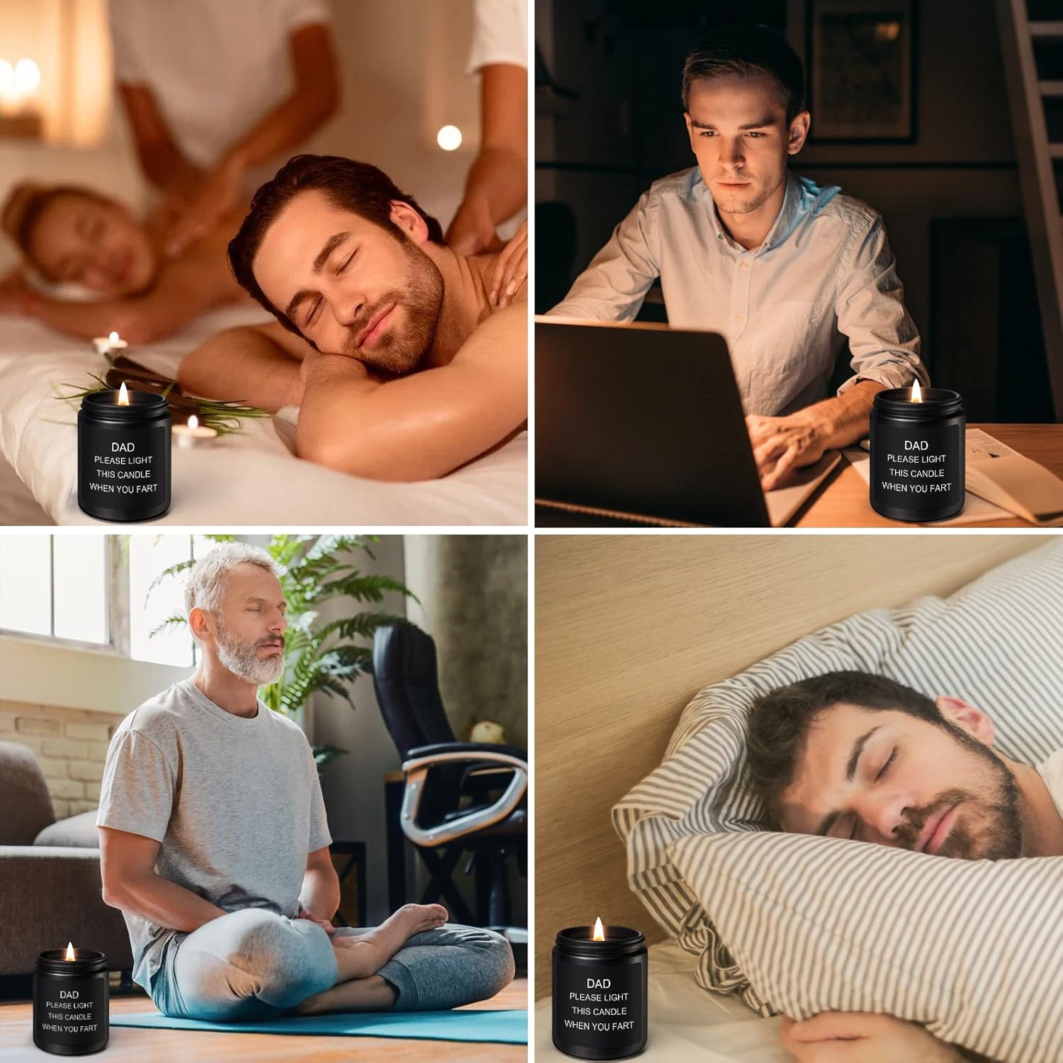 Dad Gifts from Daughter, Son - Father's Day Gifts, Birthday Gift for Dad, Funny Dad's Fart Candle, Presents for Daddy on His Birthday Christmas Fathers Day, 200g Soy Wax Scented Candle - Image 6