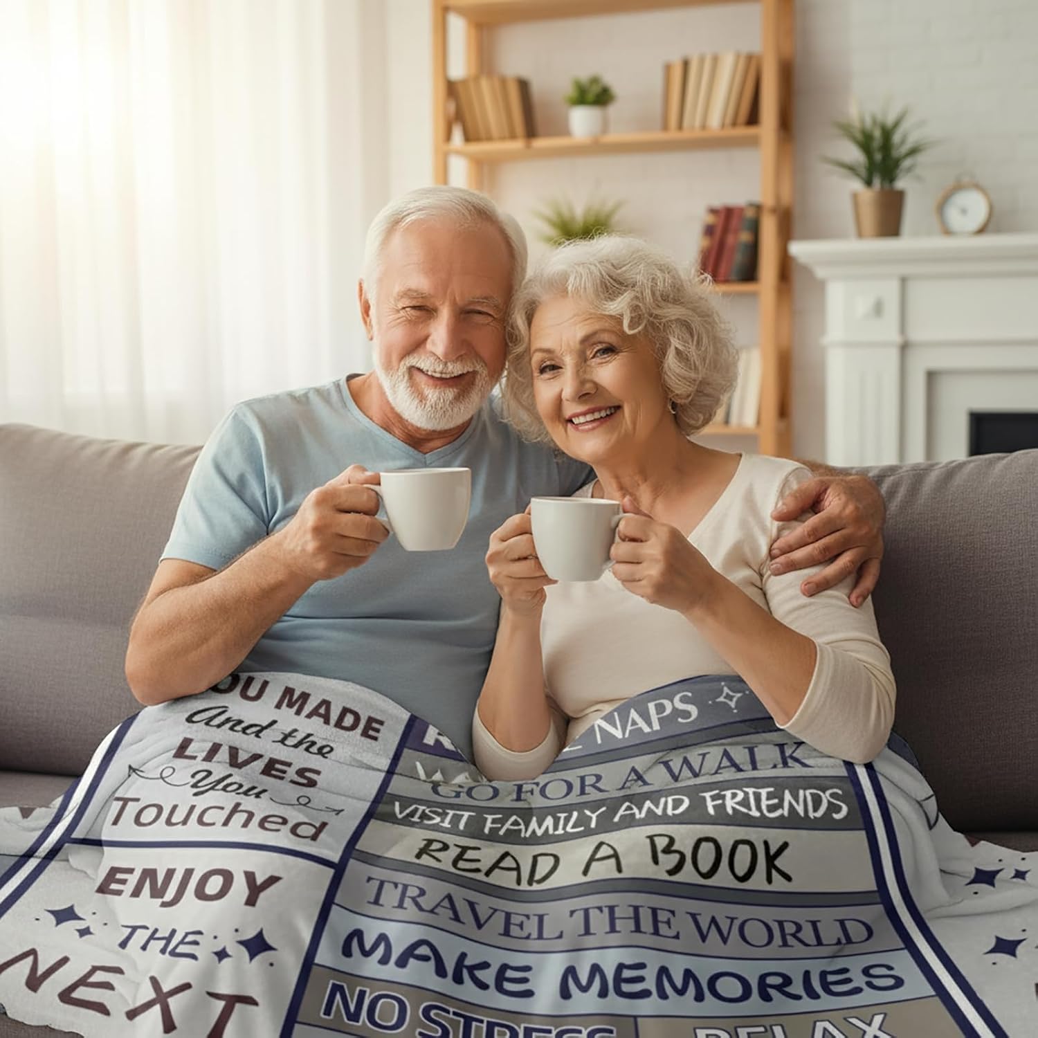 Retirement Blanket for Men – Soft Flannel Throw with Heartfelt Letter Print, Inspirational Retirement Gifts for Dad, Husband, Colleague or Friend, Cozy Blanket for Home, Sofa and Travel 60x50 Inches - Image 5