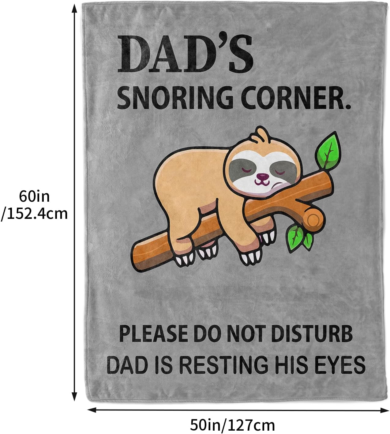 KAAYEE Dad Birthday Gifts, Blanket Presents for Daddy on Valentines Fathers Day from Daughter Son (60 X 50 Inch Flannel) - Image 5