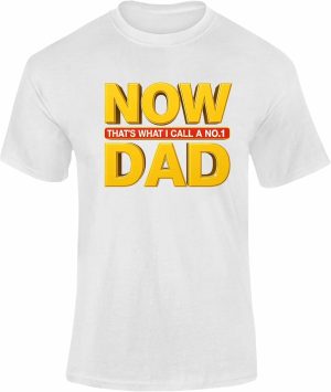 No.1 Dad T Shirt – Funny Retro St...