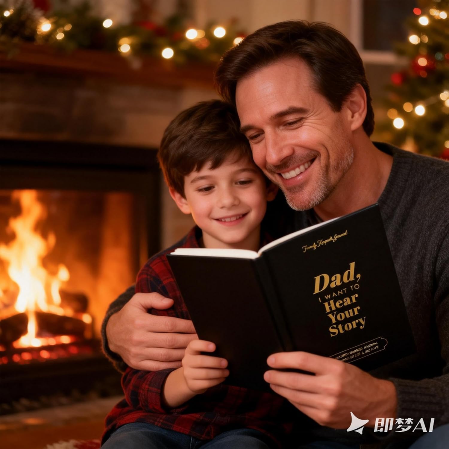 Dad, I Want to Hear Your Story: Dad Journal,A Father’s Guided Journal To Share His Life & His Love, Black Gold Foil Lettering, Leather Wrapped Hardback, Portable Journal For Dad Birthday (Black) - Image 8