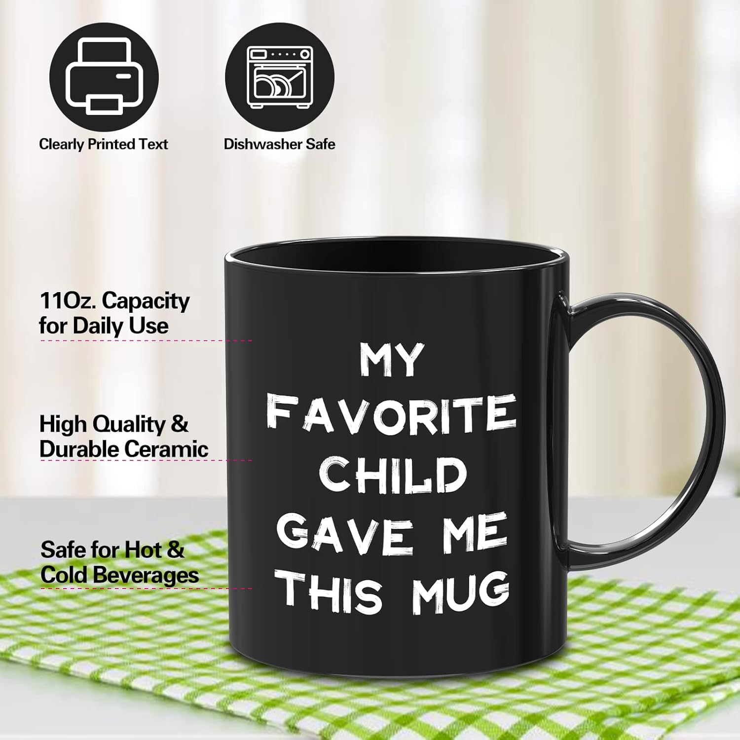 OEAGO Gifts for Mum Dad, 330ml Ceramics Coffee Cup,Dad Birthday Gifts for Mum Grandpa Grandma,Presents for Husband Wife on Mothers Day Fathers Day Christmas - Image 4