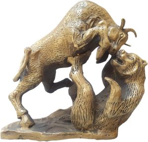 Bull and Bear Statue – Brass ...